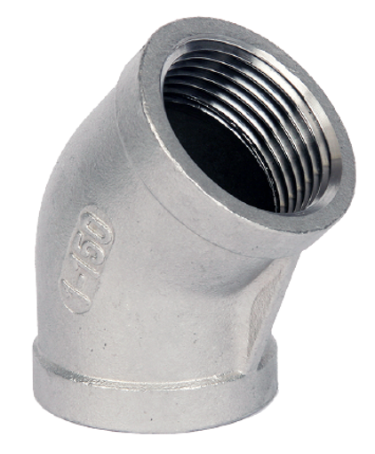 Picture of 3/4" Stainless 316 Elbow 45