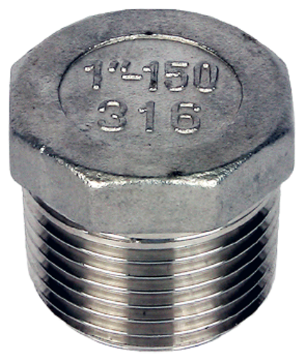 Picture of 1 1/2" Stainless 316 Hexagon Head Plug