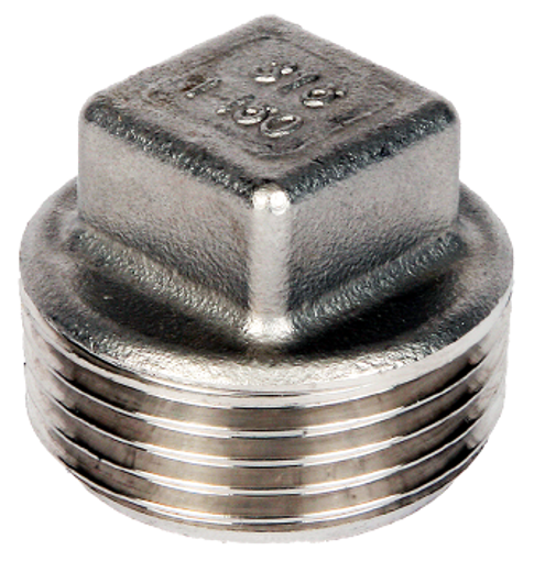 Picture of 1 1/2" Stainless 316  Square Headed Plug