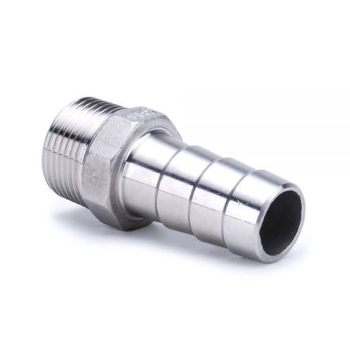 Picture of 1/4" Stainless 316 Hose Adaptor