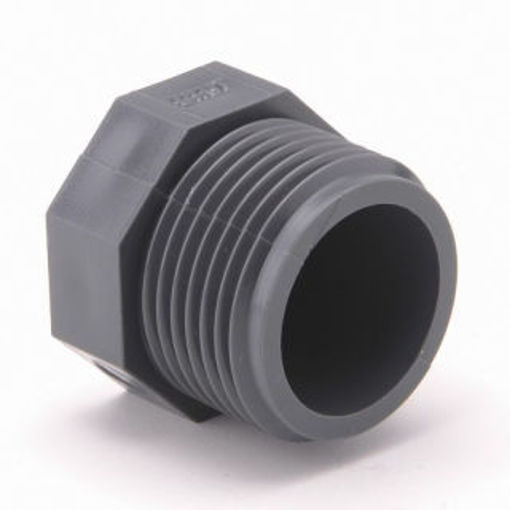 Picture of 1 1/4" PVC Threaded Plug TAF