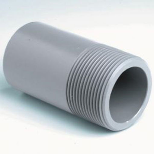 Picture of 2.1/2" ABS Pln/Thread Barrel Nipple BNC