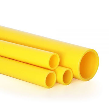 Picture of 63mm Yellow Gas MDPE Pipe 6Mtr Straight