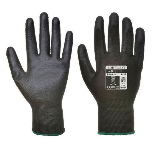 Picture of Light Task Black Gloves Large (Pair)