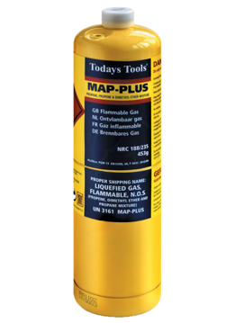 Picture of 453g Mapp Gas Refill (Yellow Cylinder)