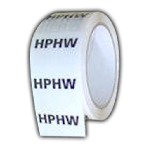 Picture of 50mm x 33mt Ident Tape "H.P.H.W."