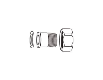 Picture of 11/4" Connection Nuts - Male Thread