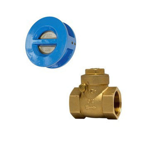 Picture of 1" TA-NRV DZR Brass Swing Check Valve WRAS PN25 BSP