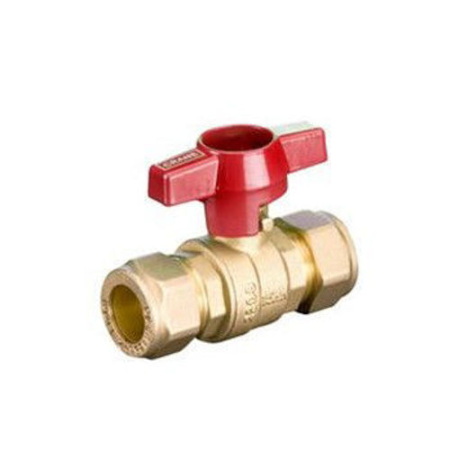 Picture of 25nb Crane DZR T-Handle Ball Valve D171ATH