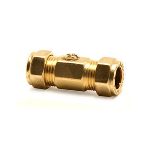 Picture of 22mm Brass Ballofix Valve Cu 3481YA