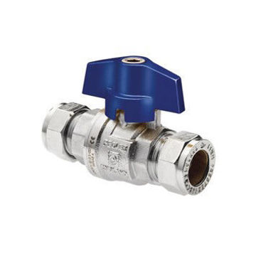 Picture of 15mm PB300 Ball Valve T Handle (Blue)
