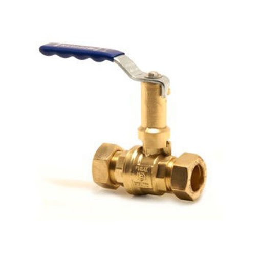 Picture of 15mm Pegler DZR Extended Handle Ball Valve PB350EL