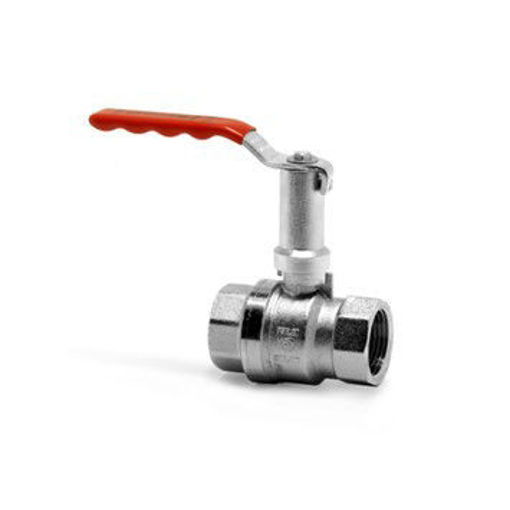 Picture of 15nb Pegler PB500EL Ball Valve (RED) Extended Lever