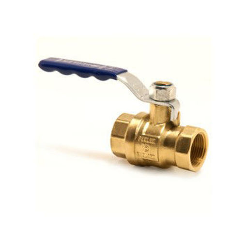 Picture of 25nb Pegler PB550DR  DZR Ball Valve Blue Lever