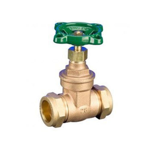 Picture of 22mm Hatts 30C Compression Gate Valve