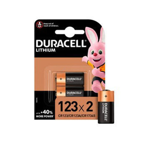 Picture of Duracell Speciality High Power Lithium 123 Battery 3V (Twin Pack)