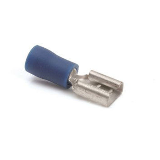 Picture of Blue Female Push-On Terminal 6.3mm Width