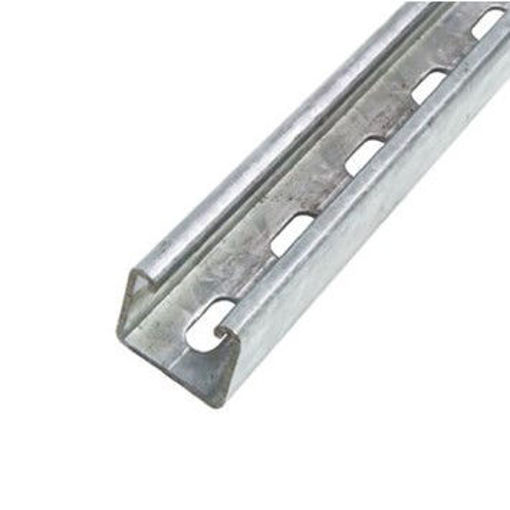 Picture of 41 x 41mm 316 Stainless Steel Slotted Channel x 3 Mtr 