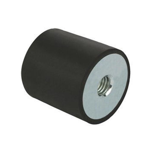 Picture of VT4 Neoprene antivibration Mount Green c/w 10mm Deflection