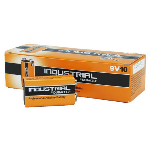 Picture of 9 Volt Duracell Industrial Battery - Pack Of 10