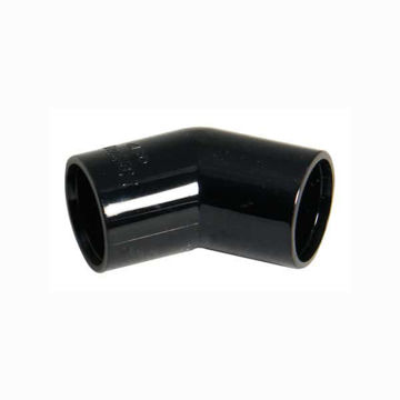 Picture of 21.5mm Overflow 135 Deg Bend Black