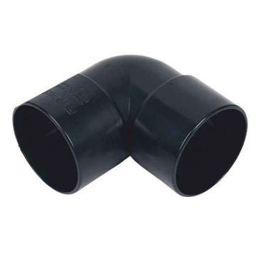 Picture of 21.5mm Overflow 90 Deg Bend Black