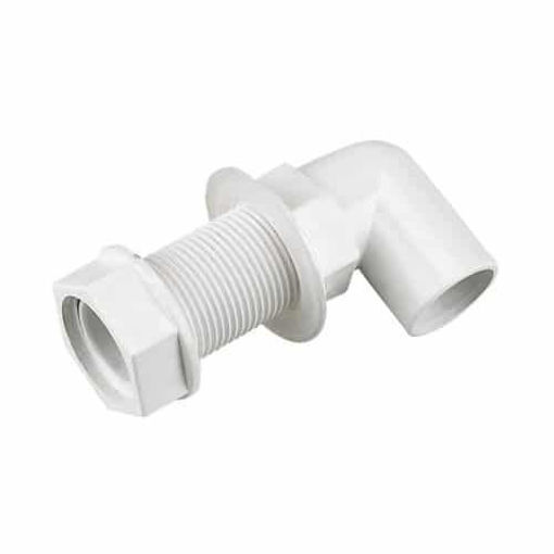 Picture of 21.5mm Overflow Bent Tank Connector White