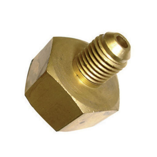 Picture of 1/4" R32 Brass Gas Bottle Connector