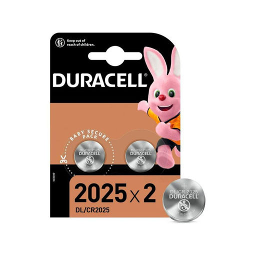 Picture of Duracell Speciality Lithium Coin 2025 Battery 3V (Twin Pack)