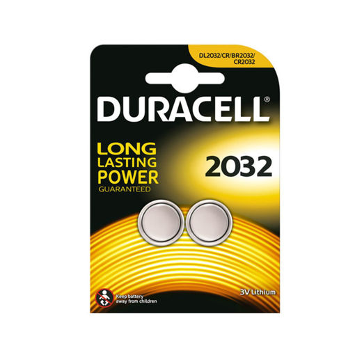 Picture of Duracell Speciality Lithium Coin 2032 Battery 3V (Twin Pack)