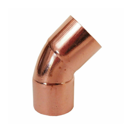 Picture of 1 1/8" 45 Deg Copper Refrigeration Elbow
