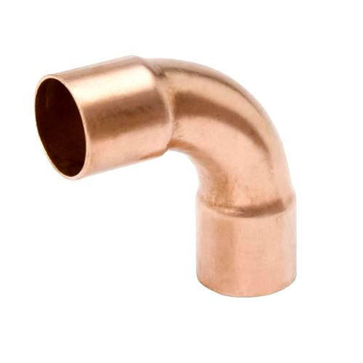 Picture of 1 1/8" Copper Refrigeration 90 Deg Long Radius Elbow