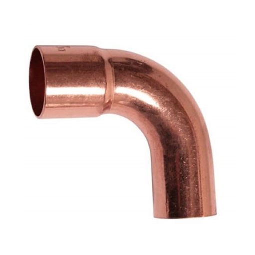 Picture of 1/2" Copper Refrigeration 90 Deg Long Radius Street Elbow