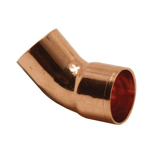 Picture of 2 1/8" Copper Refrigeration 45 Deg Street Elbow