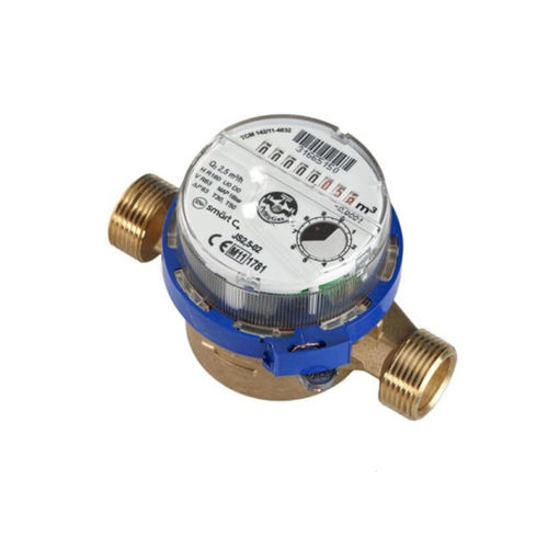 Picture of 1/2" Non-Pulsed Single Jet Cold Water Meter WRAS (1.6 m3/hr)