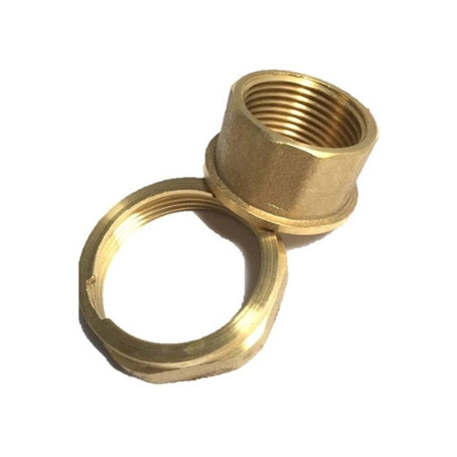 Picture of 1" Brass Pump Union x 1.5" (singular)