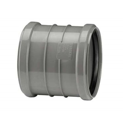 Picture of 82mm Coupler Double Socket Grey