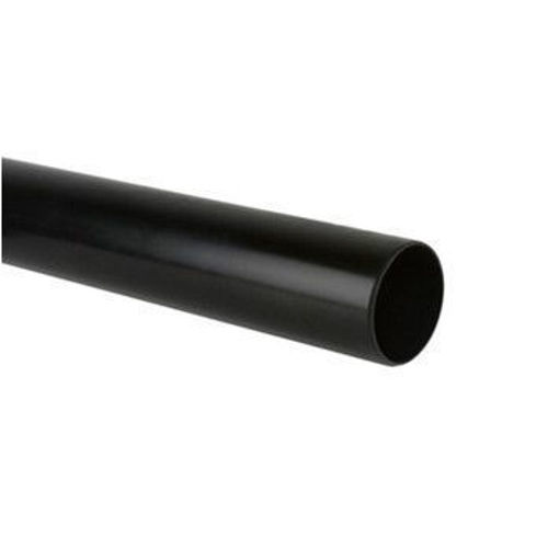 Picture of 40mm Solvent Waste Pipe 4 Mtr Black