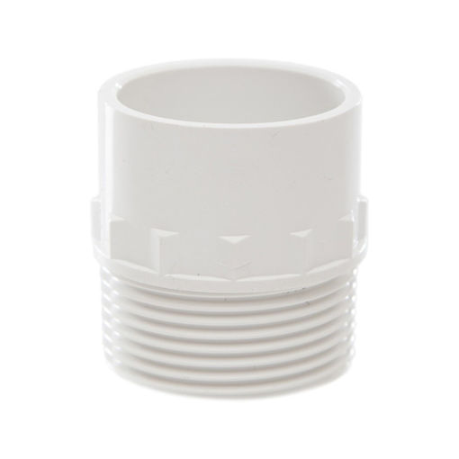 Picture of 50mm Waste To Mi Coupling White (Waste Spigot x Threaded M/I)