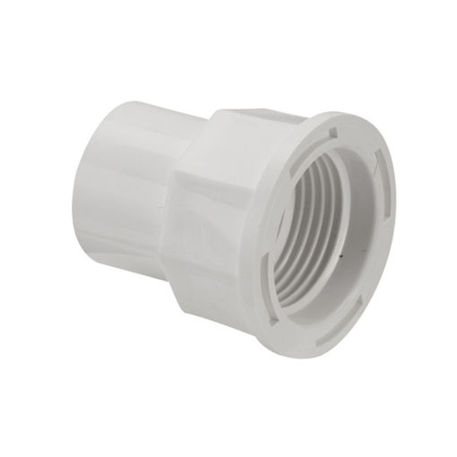 Picture of 21mm Fi To Upvc Conn White