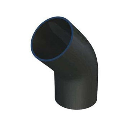 Picture of 110mm FUZE HDPE 45 Deg Bend