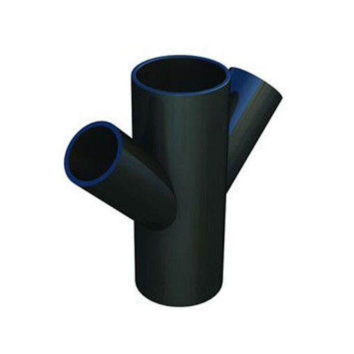 Picture of 110mm FUZE HDPE 45Deg Double Branch