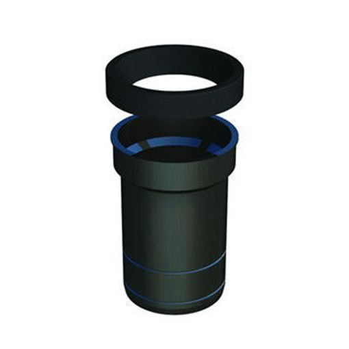 Picture of 100mm FUZE HDPE WC Connector For PVC
