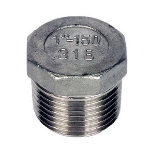 Picture of 1/2" Stainless 316 Hexagon Head Plug