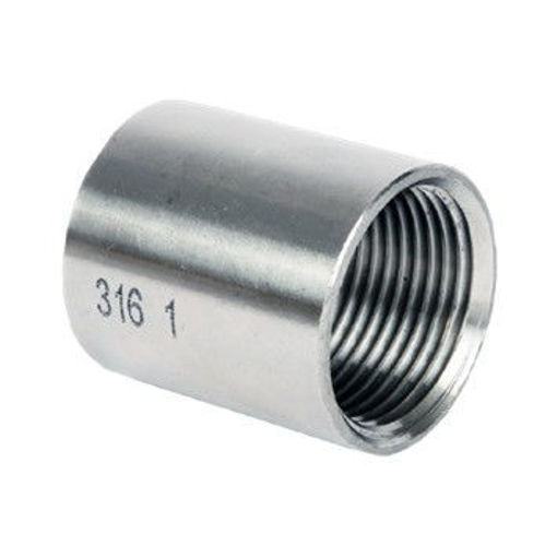 Picture of 1 1/2" BSPP Stainless Socket "3K" 316