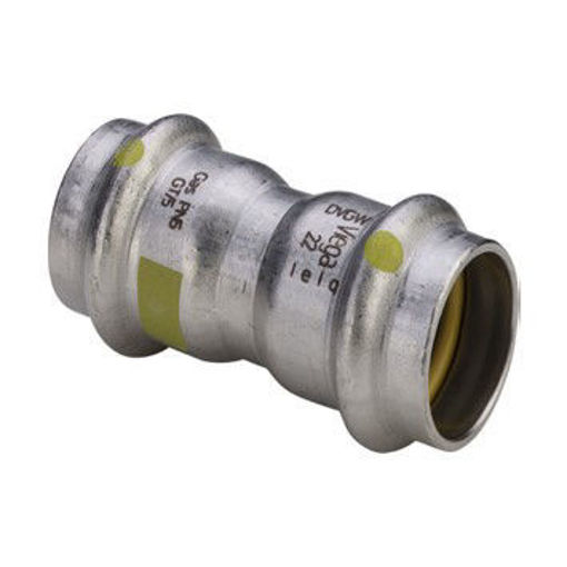 Picture of 22mm Sanpress Inox GAS Coupling S/S 0215