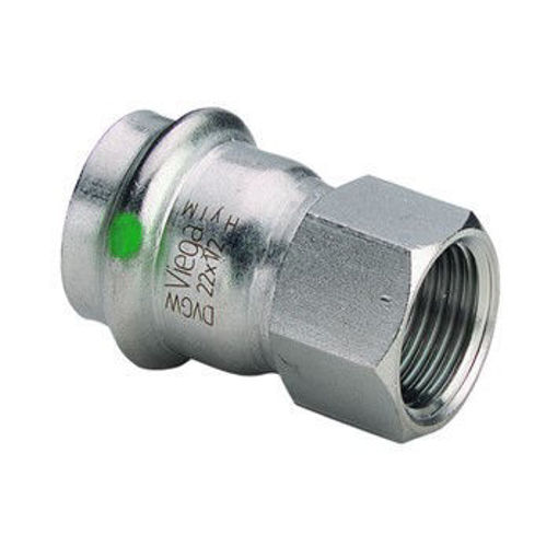 Picture of 22 x 3/4" Sanpress Inox Female Adaptor S/S 2312