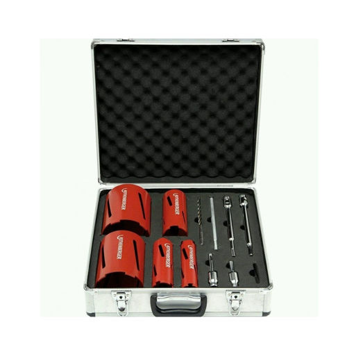 Picture of Rothenberger Dry Diamond Core Drill Set 42-52-65-117