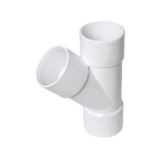 ABS Waste 135 Deg Branch White