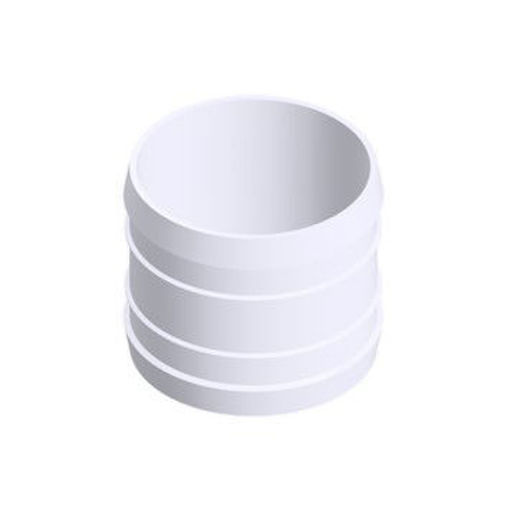 Picture of 110mm Straight Coupling White